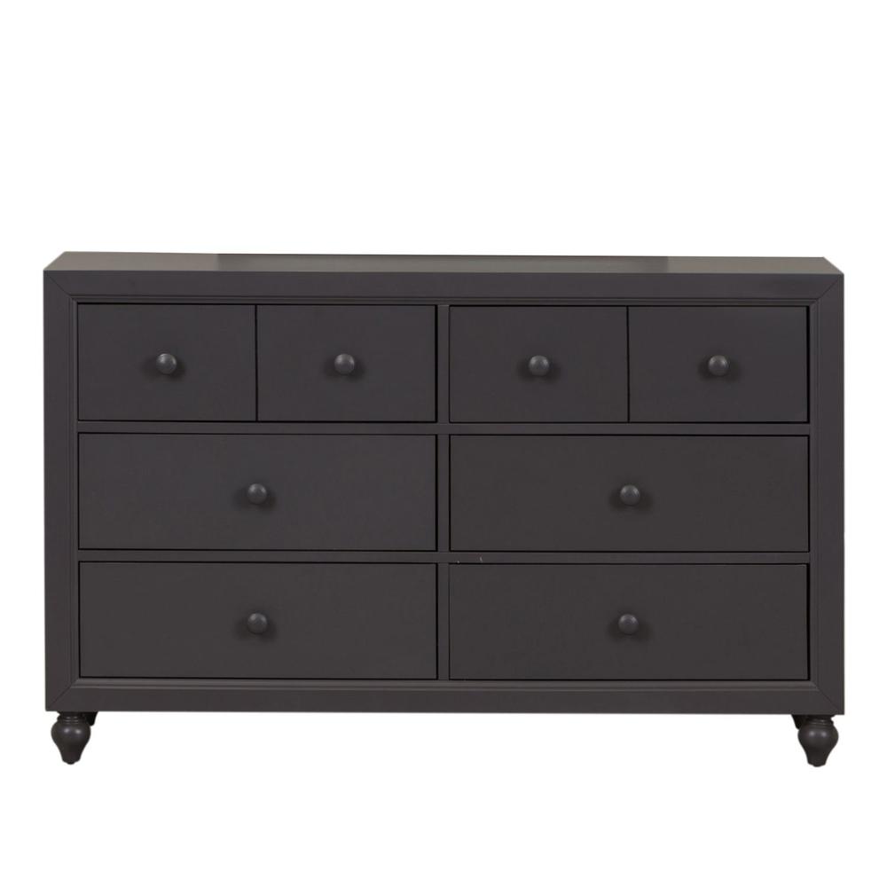 Cottage View 6 Drawer Dresser in Dark Gray