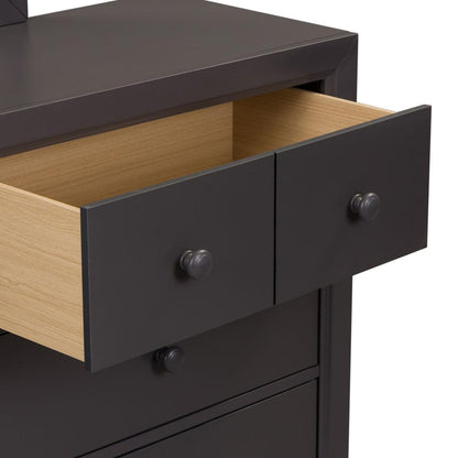 Cottage View 6 Drawer Dresser in Dark Gray