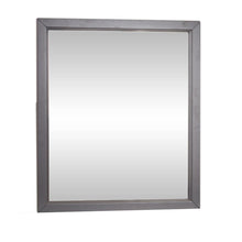 Cottage View Mirror in Dark Gray