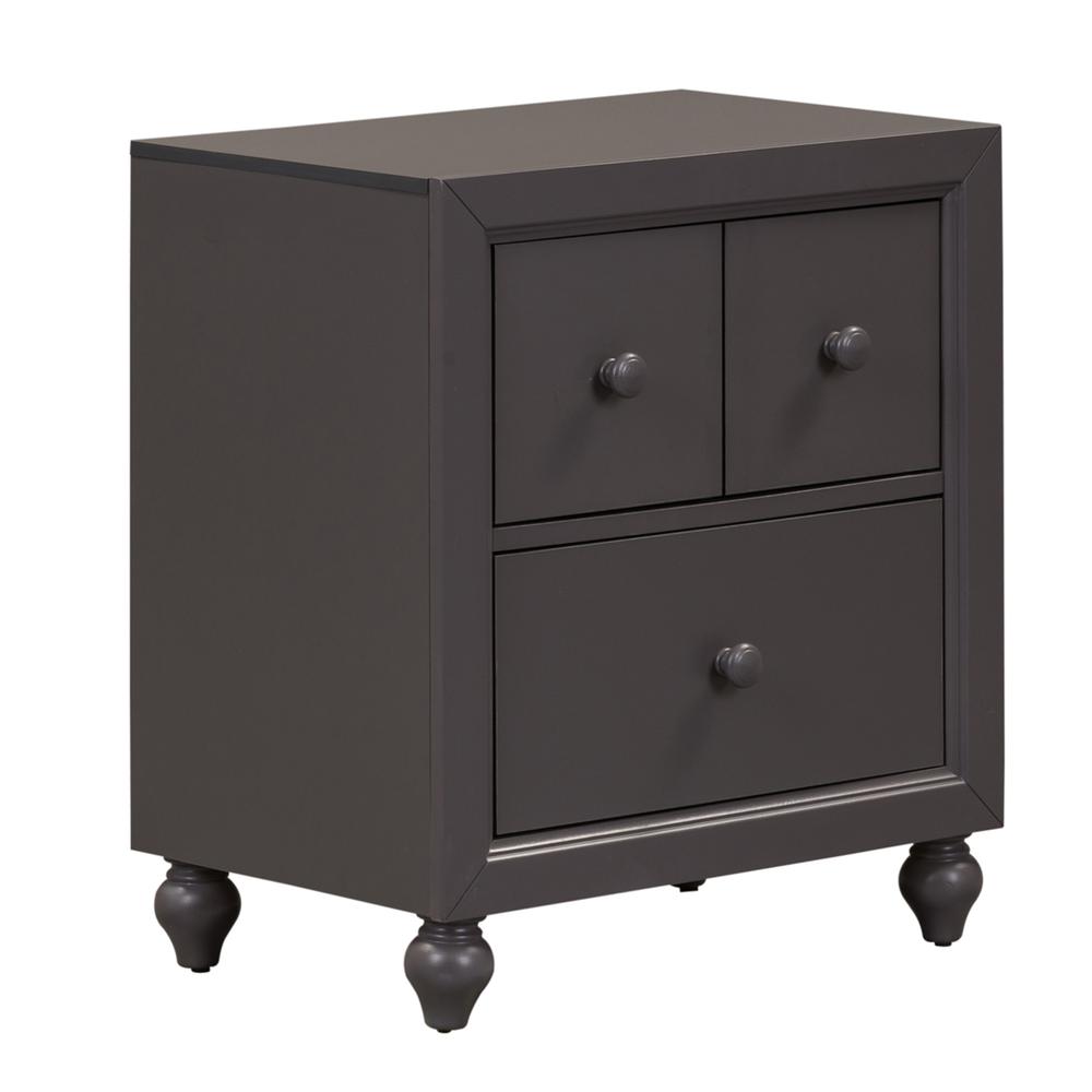 Cottage View Night Stand in Dark Gray