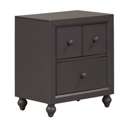 Cottage View Night Stand in Dark Gray