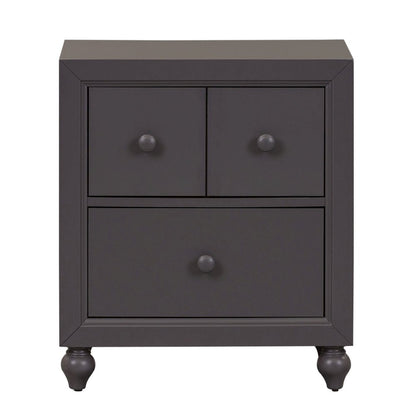 Cottage View Night Stand in Dark Gray