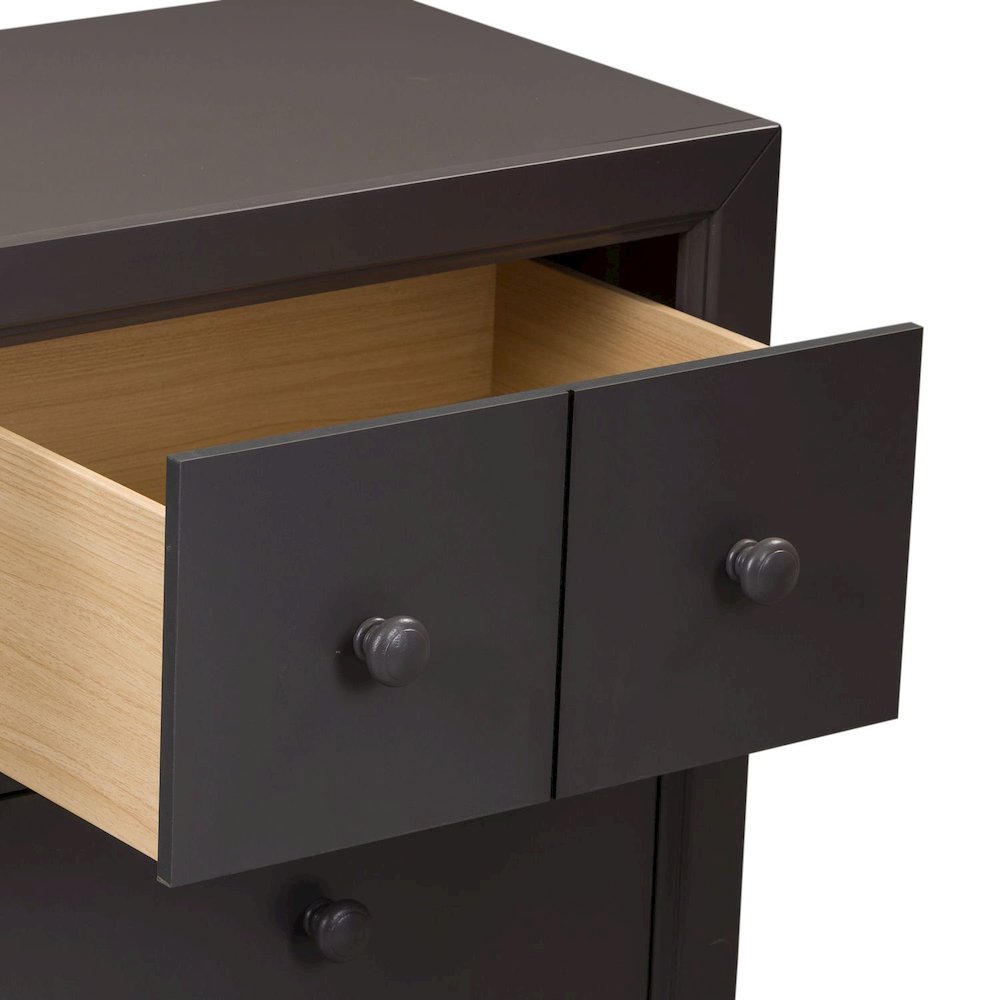 Cottage View Night Stand in Dark Gray