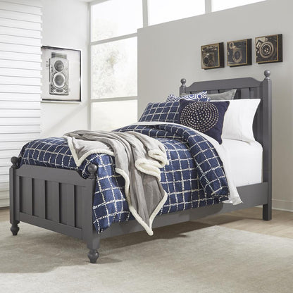 Cottage View Full Panel Bed in Dark Gray