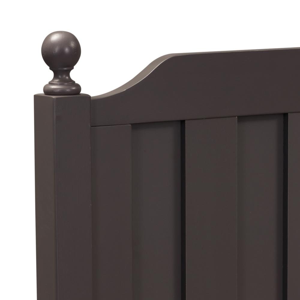 Cottage View Twin Panel Bed in Dark Gray