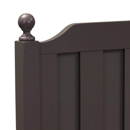Cottage View Twin Panel Bed in Dark Gray