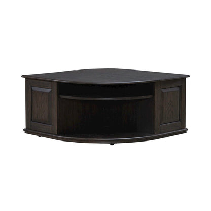 Wallace Cocktail Table for Living Room - Aged Oak