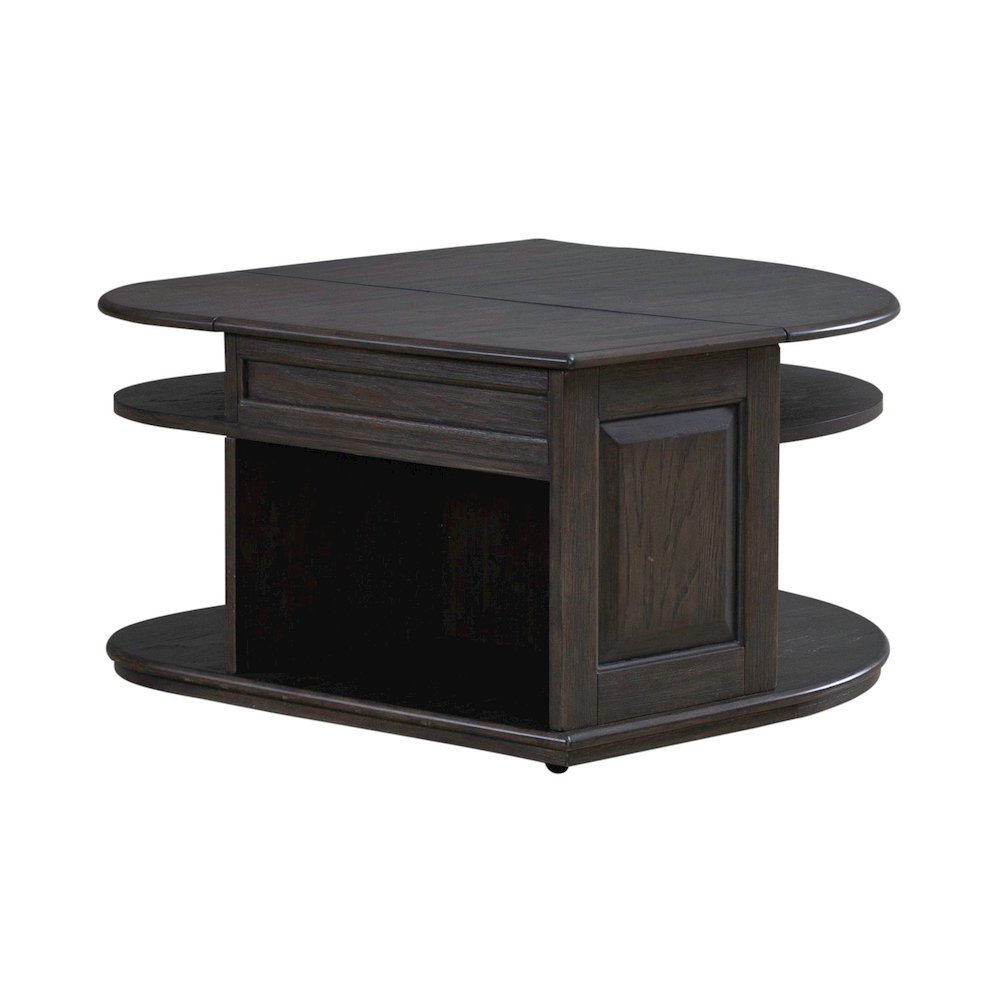 Wallace Cocktail Table for Living Room - Aged Oak