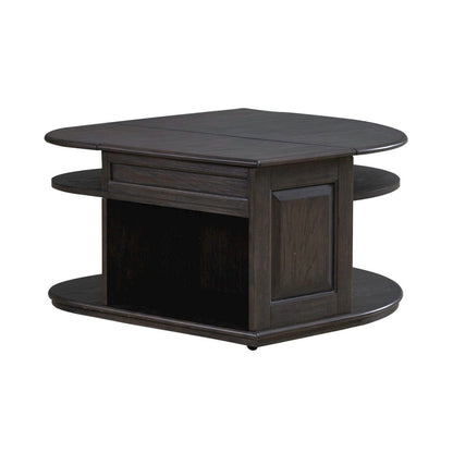 Wallace Cocktail Table for Living Room - Aged Oak