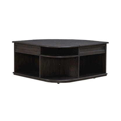 Wallace 3 Piece Set for Living Room - Cocktail Table, 2 End Tables - Aged Oak