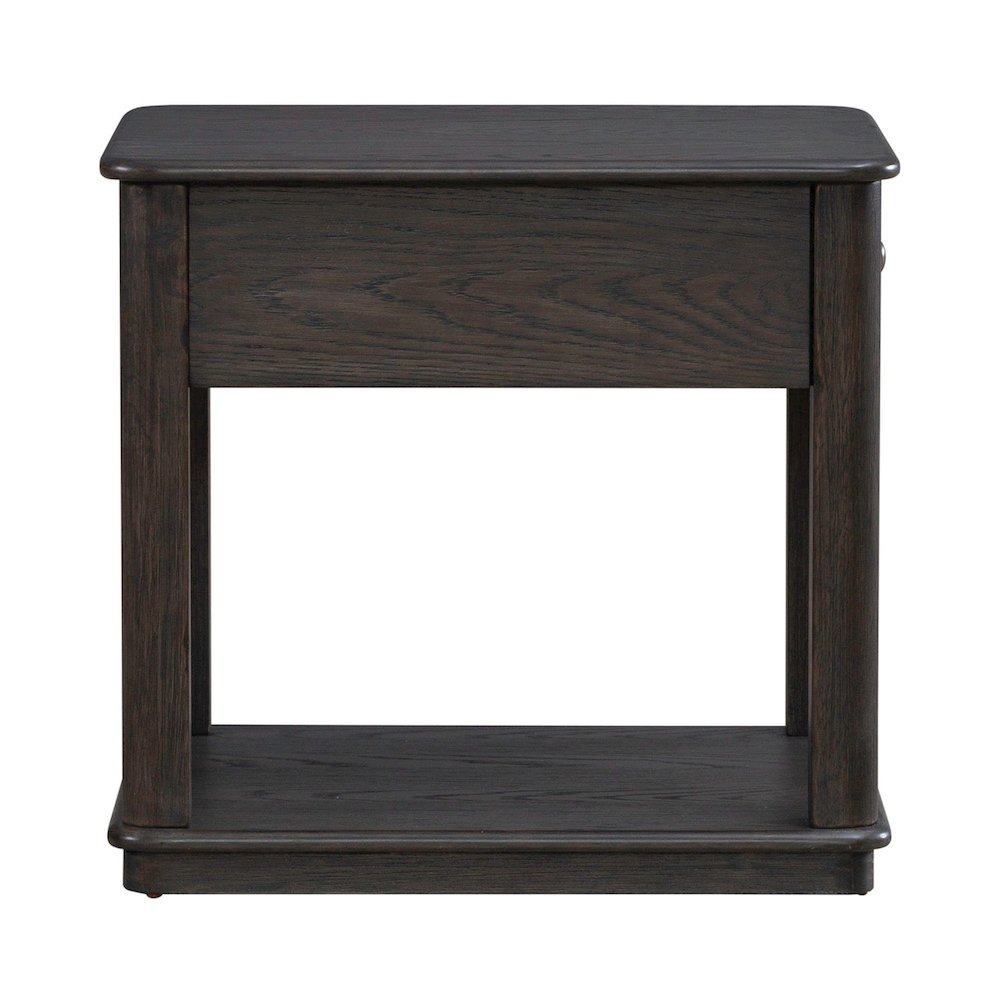 Wallace End Table for Living Room - Aged Oak