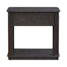 Wallace End Table for Living Room - Aged Oak