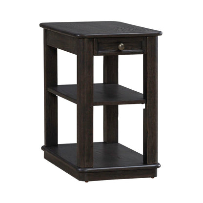 Wallace Chair Side Table for Living Room - Aged Oak