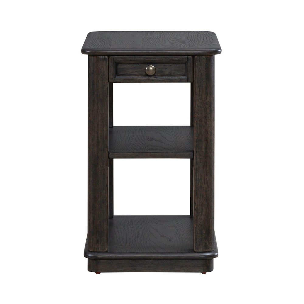 Wallace Chair Side Table for Living Room - Aged Oak
