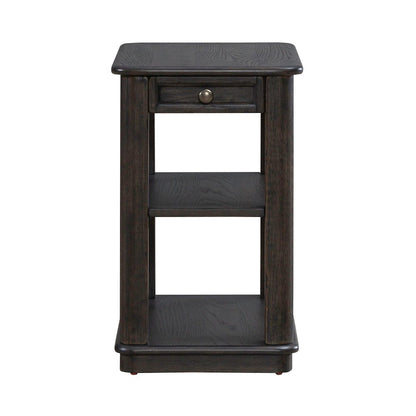 Wallace Chair Side Table for Living Room - Aged Oak
