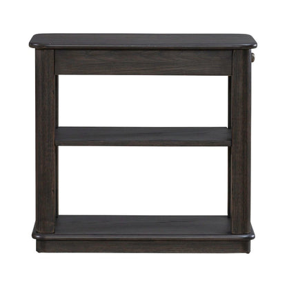 Wallace Chair Side Table for Living Room - Aged Oak