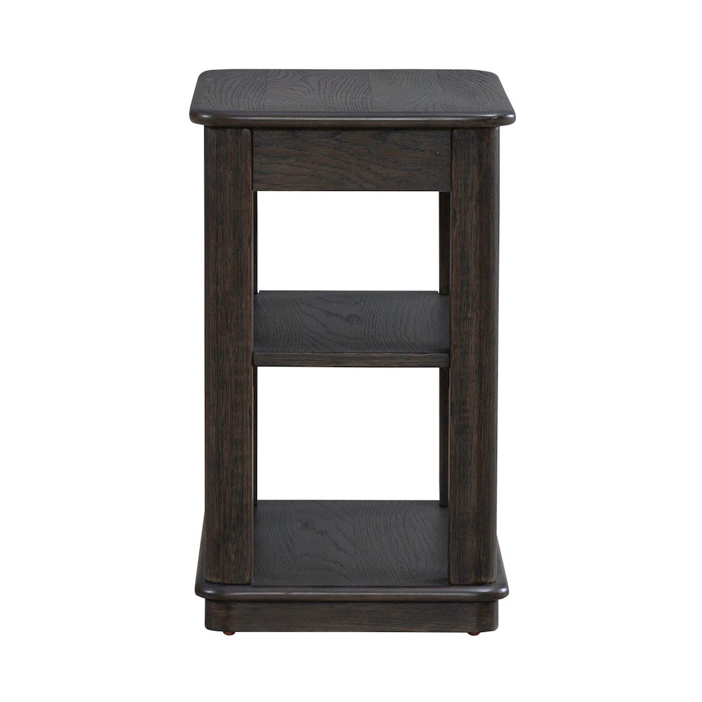 Wallace Chair Side Table for Living Room - Aged Oak