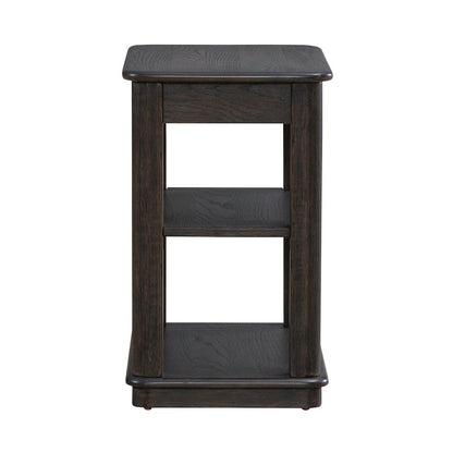 Wallace Chair Side Table for Living Room - Aged Oak