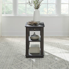 Wallace Chair Side Table for Living Room - Aged Oak