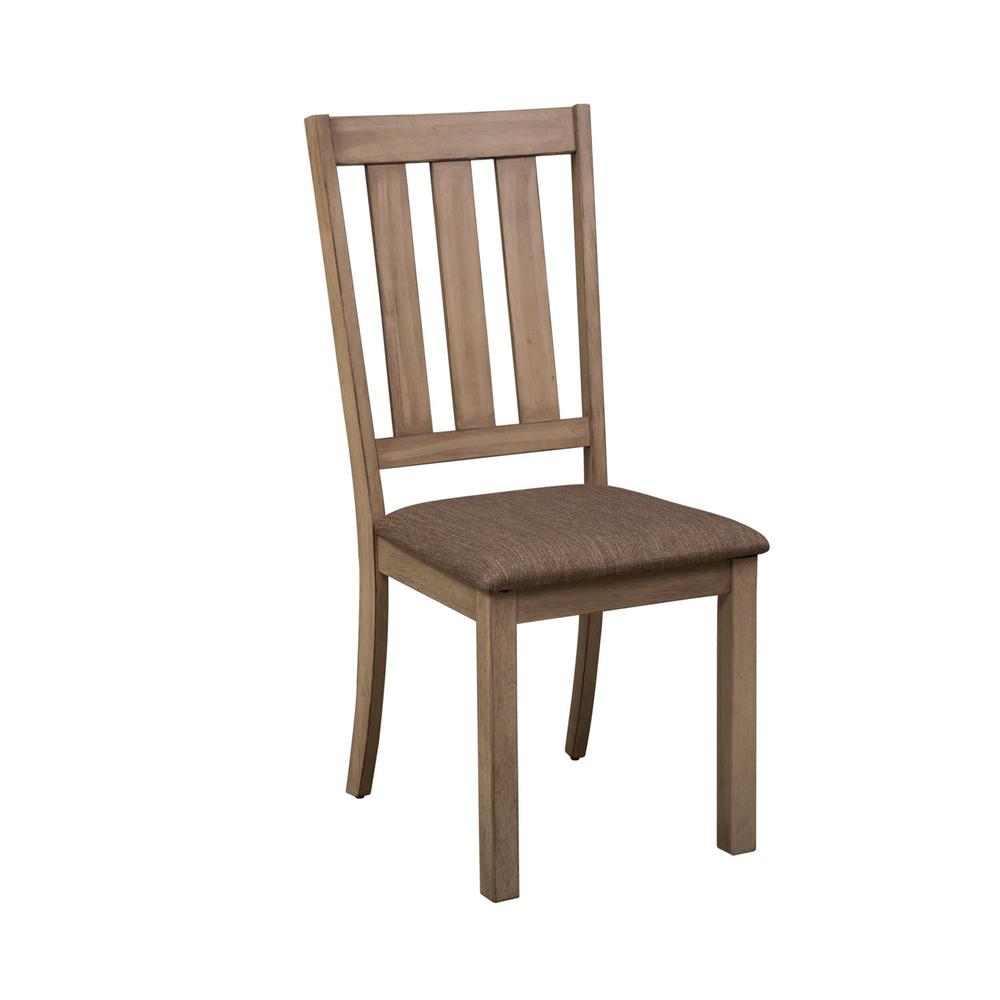 Sun Valley Slat Back Side Chair (RTA) in Sandstone