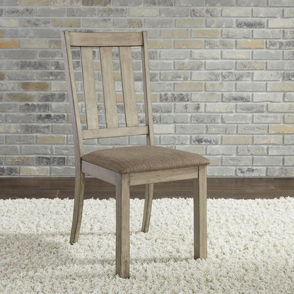 Sun Valley Slat Back Side Chair (RTA) in Sandstone