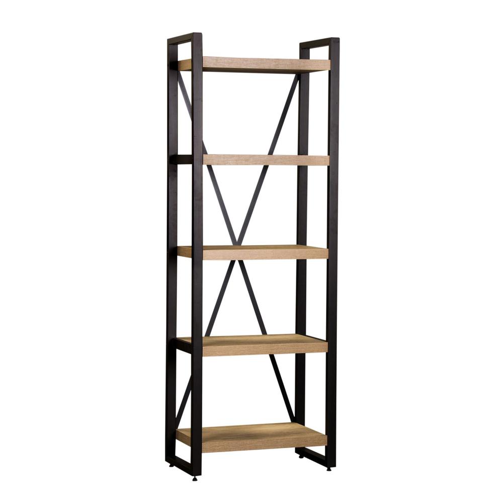 Sun Valley Tall Pier Unit with Faux Metal in Sandstone
