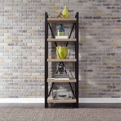 Sun Valley Tall Pier Unit with Faux Metal in Sandstone