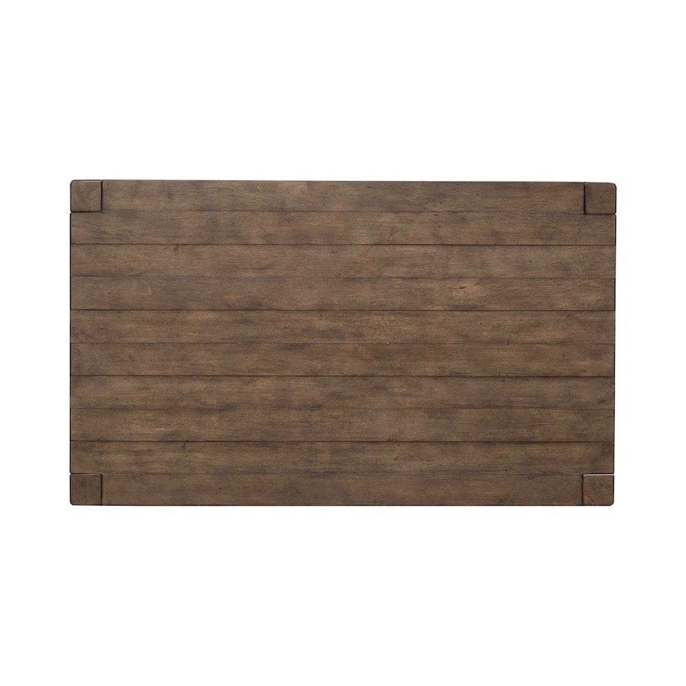 Broadmore Living Room Rectangular Cocktail Table - Cobblestone Brown