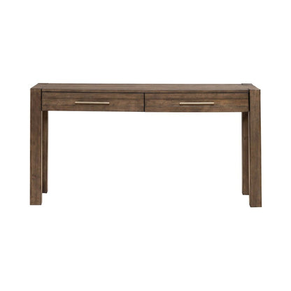 Broadmore Living Room Console Table - Cobblestone Brown
