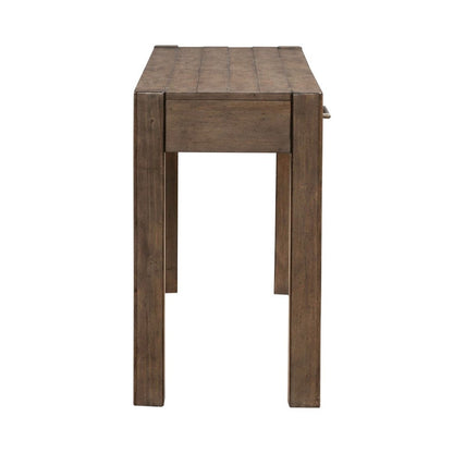 Broadmore Living Room Console Table - Cobblestone Brown