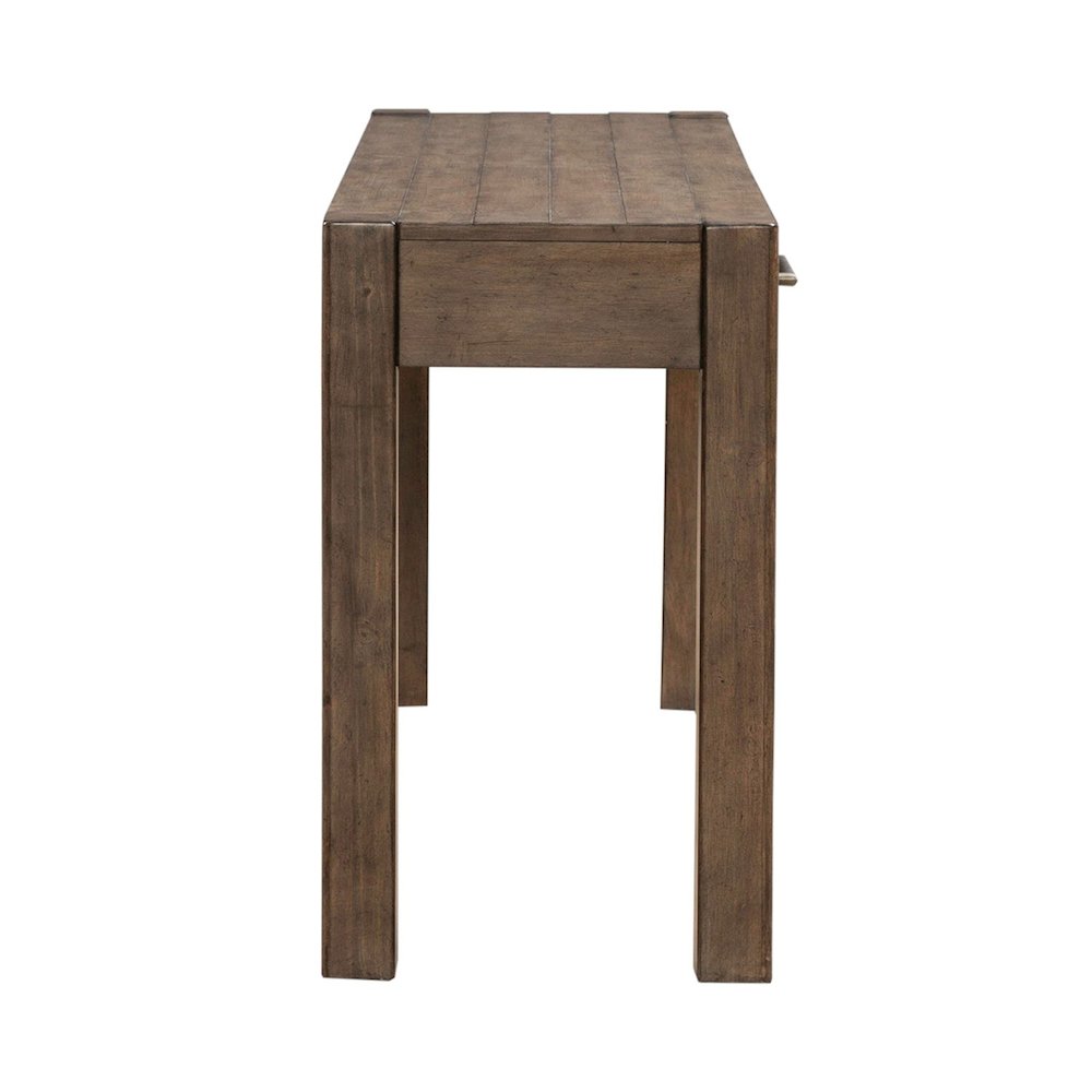 Broadmore Living Room Console Table - Cobblestone Brown