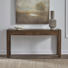 Broadmore Living Room Console Table - Cobblestone Brown