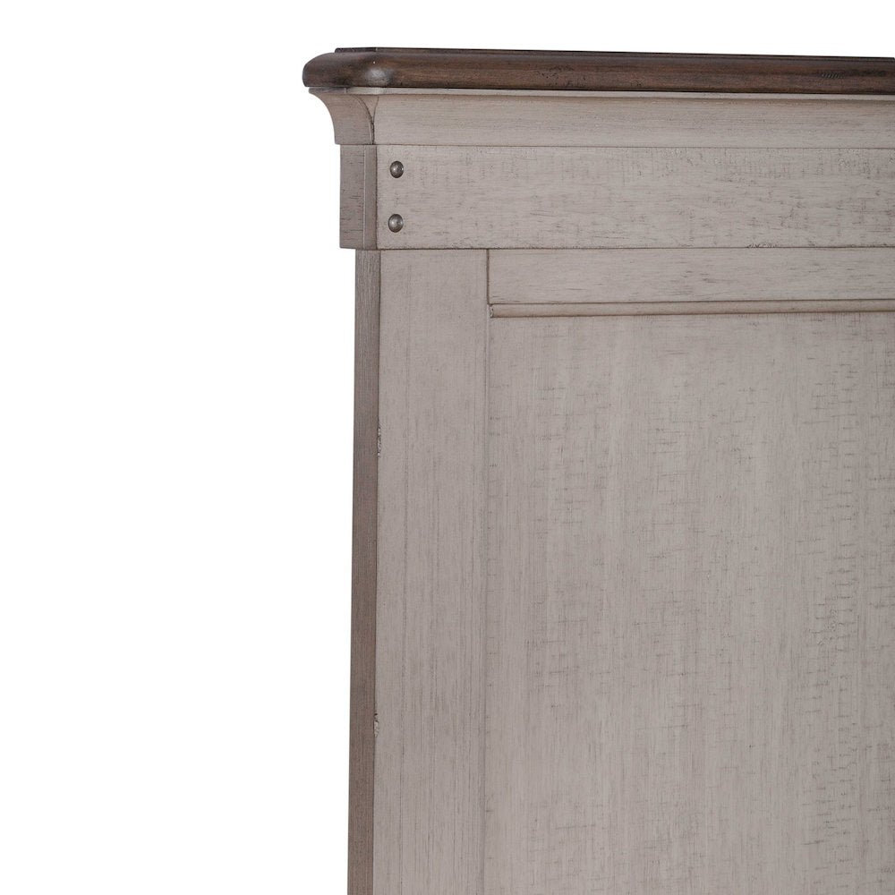 Queen Panel Headboard Farmhouse White