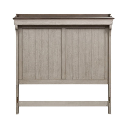Queen Mantle Headboard Farmhouse White