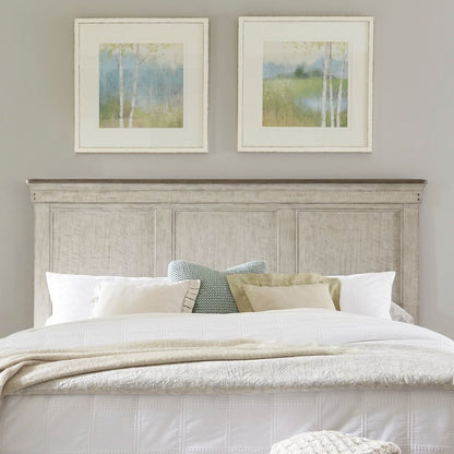 King Panel Headboard Farmhouse White
