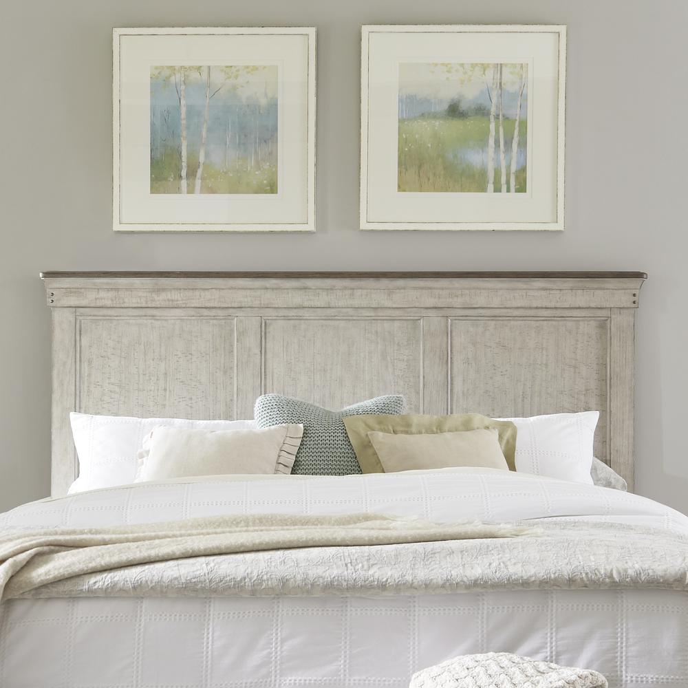 King Panel Headboard Farmhouse White
