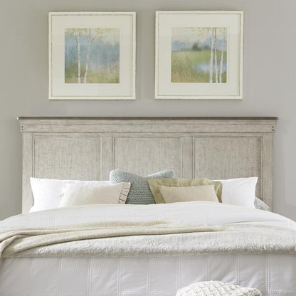 King Panel Headboard Farmhouse White
