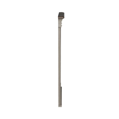 Landscape Mirror Farmhouse White in Weathered Linen Finish w/ Dusty Taupe Tops