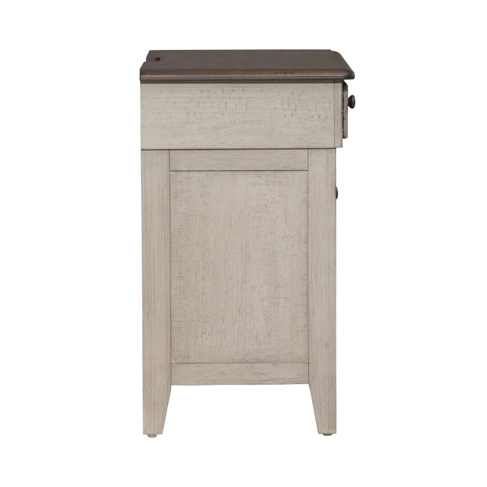 3 Drawer Night Stand w/ Charging Station -
