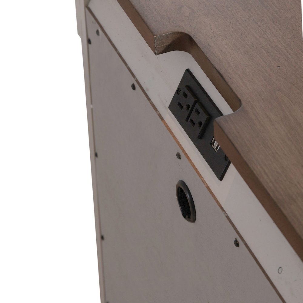 3 Drawer Night Stand w/ Charging Station -