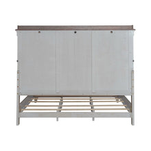 Ivy Hollow California King Mantle Bed - Weathered Linen & Taupe Tops