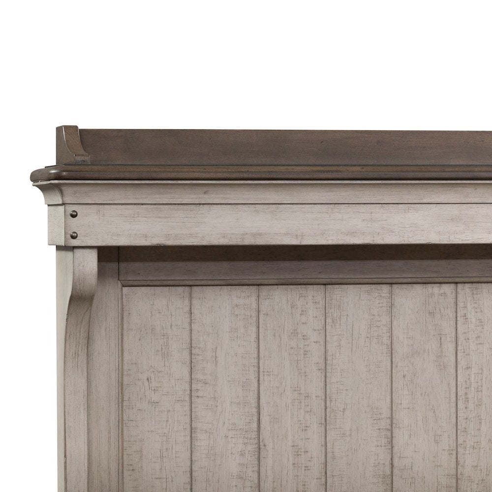 Ivy Hollow Queen Mantle Storage Bed