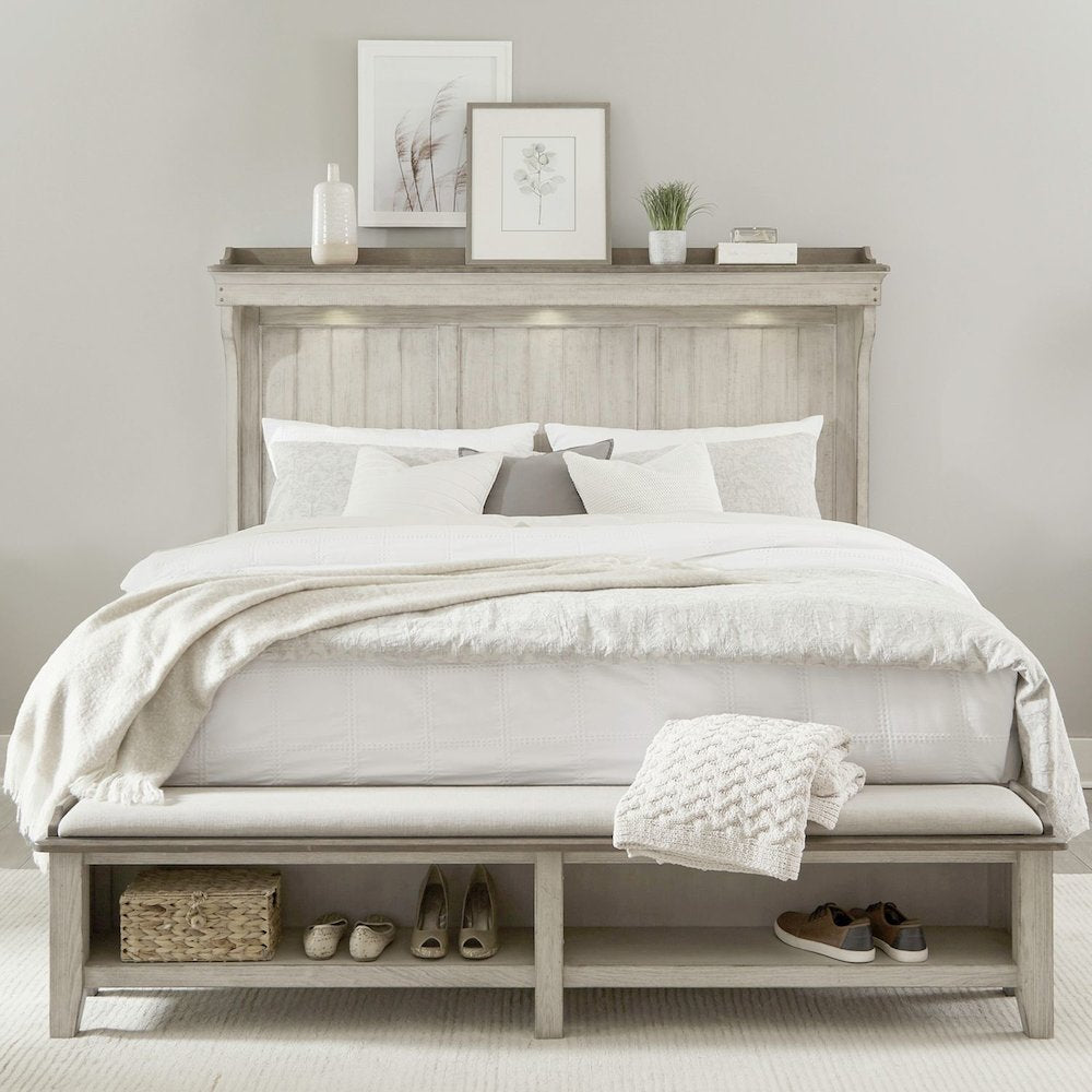 Ivy Hollow Queen Mantle Storage Bed