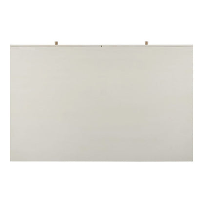 Berkley Rectangular Drawer Cocktail Table - Linen & Khaki Wood Accents
