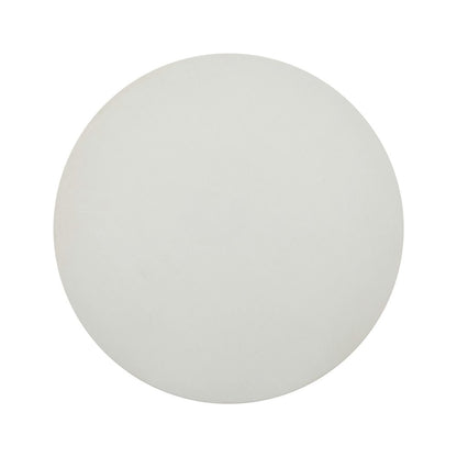 Berkley Round Chairside Table - Linen & Khaki Wood Accents