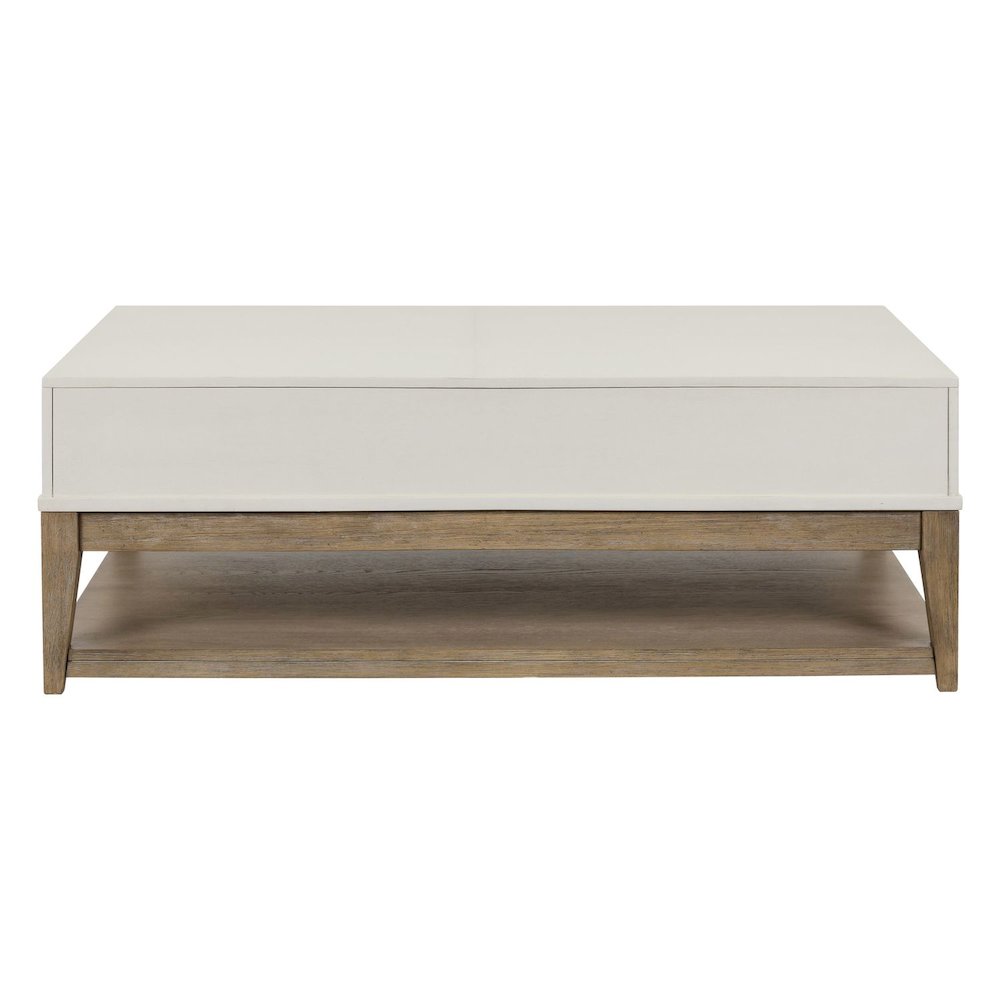 Berkley 3 Piece Table Set - Rectangular Cocktail, 2 End Tables, Linen & Khaki