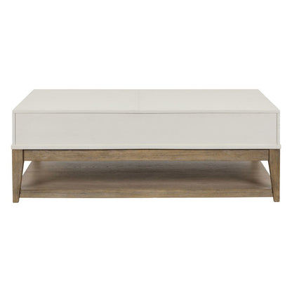 Berkley 3 Piece Table Set - Rectangular Cocktail, 2 End Tables, Linen & Khaki