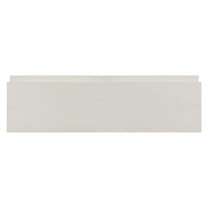 Berkley Sofa Bar Console Table, USB Charging Station - Linen & Khaki Wood