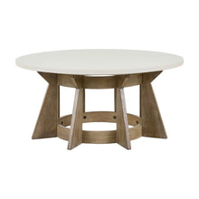 Berkley Opt 3 Piece Table Set - Round Pedestal Cocktail, 2 End Tables, Khaki