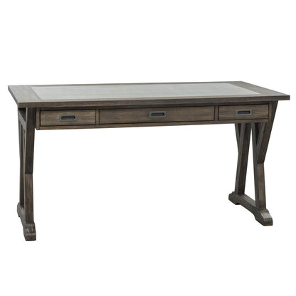 Stone Brook Complete 3 Piece Desk in Rustic Saddle